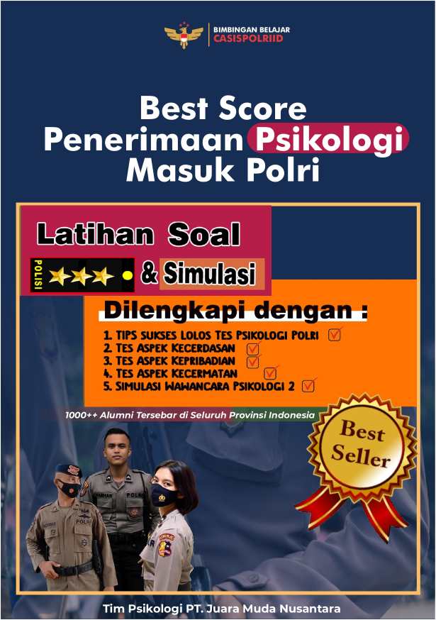 Ebook Best Score Psikologi Masuk Polri